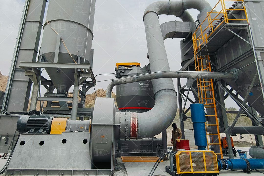 MTW European Trapezium Mill processing pyrophyllite in an industrial setting